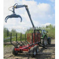 tractor implement ATV Log Crane on tractor,log trailer with grapple